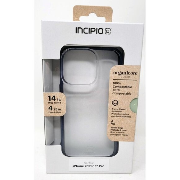 Incipio Organicore Clear Case for iPhone 13 Pro 2021 6.1" - Ocean Blue - Picture 1 of 1